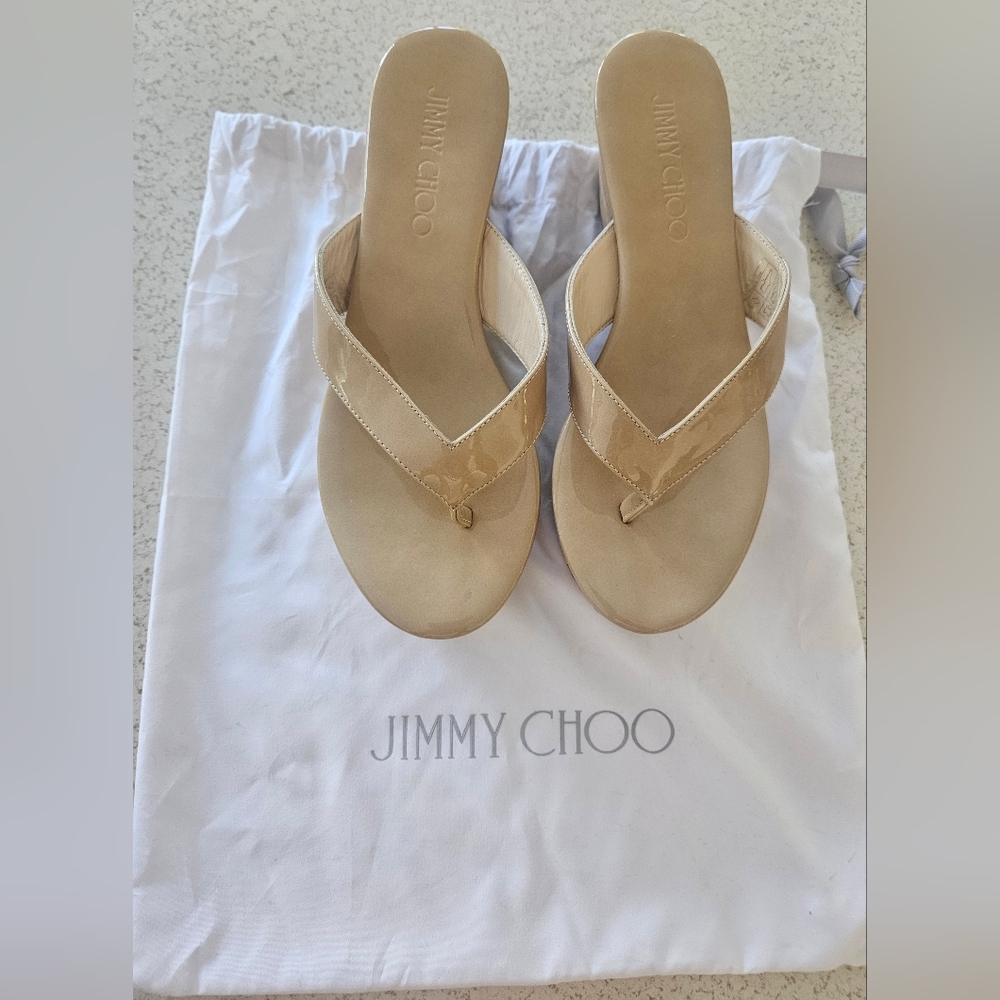 Jimmy Choo Beige Women's Sandals